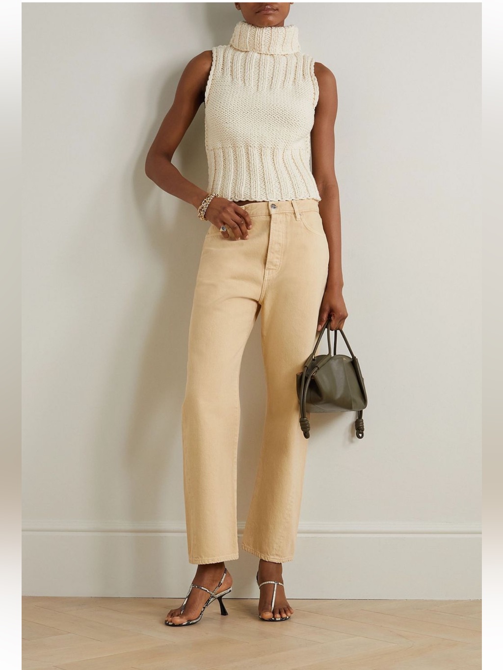 Twisted Seam Mid-Rise Straight-Leg Jeans - Size 32/32